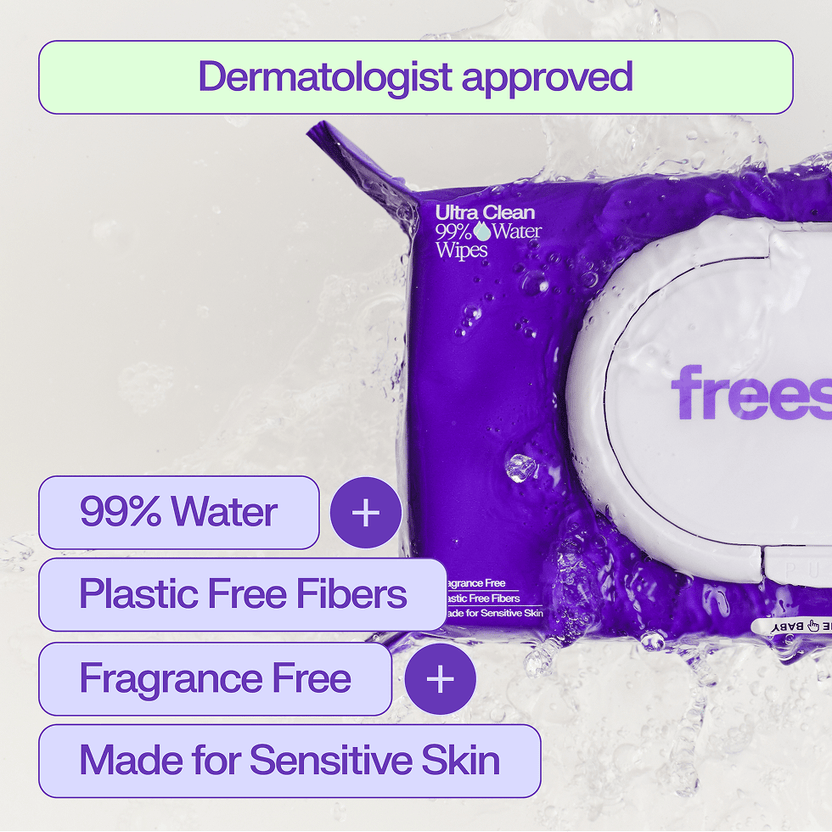 Ultra Clean 99% Water Wipes - Freestyle